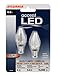 SYLVANIA LED C7 Accent Light Bulb, Efficient 0.6W, 4 Lumens, 2 pack
