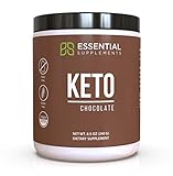 Essential Supplements® Exogenous Ketones Keto BHB Chocolate Powder for Ketogenic Diet | Supports Weight Loss, Energy, Focus and Ketosis | Beta-Hydroxybutyrate Ketone Supplement