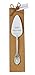 Mud Pie Circa Happy Everything Cake Server, Silver