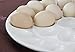 DOWAN 12.6-inch Porcelain Deviled Egg Dish/Egg Platter with 25-Compartment, Round&White