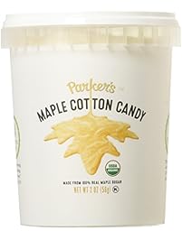 Parker's Maple Organic Maple Cotton Candy, 2 Ounce (56g), 4 Count