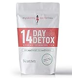 My Skinny Secret 14 Day Detox Tea Cleanse (Peach) Laxative Free Herbal Slimming Tea for Weight Loss, Reduce Bloating, Increases Metabolism With Green Tea and Other All Natural Ingredients