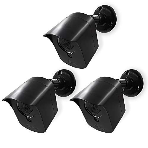 Mounting Kit for Wyze Cam (3 pcs Black) Outdoor Case for Wyze Camera