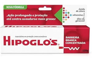 Creme Preventivo de Assaduras para Bebês Hipoglós, Fragrância Suave, 120g | Barreira Branca de Longa Duração, Dermatologicamente Testado, Uso Diário