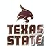 Nudge Printing Collegiate Car Decal Sticker (Texas State University Bobcats)