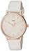 Timex Women's TW2R28300 Southview 37 White/Rose Gold-Tone/Cream Leather Strap Watch
