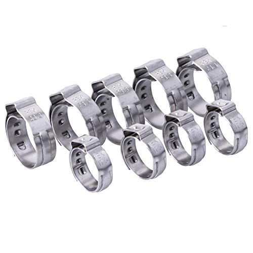 PEX Cinch Clamp 3/8inch, 1/2inch, 3/4inch, 1inch, 304 Stainless