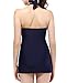 Halter Swimsuit Women 2 Piece Bathing Suit Skirted Swimwear Swimming Suits Navy Blue L