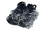 Harriscos LLC Natural Rubber Tarp Straps Snubber Bungee Cords w/Hooks (50 Mix Pack)