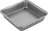 Chef Aid 20cm Square Non-Stick Cake Tin Carbon Steel Pan Even Heat
