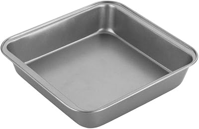 Chef Aid 20cm Square Non-Stick Cake Tin Carbon Steel Pan Even Heat