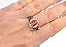 LeVian Fire Opal Ring Chocolate and Vanilla Diamonds 14K Rose Gold Size 7