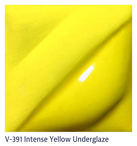 Amaco Velvet Underglaze - 2 oz - V-391 Intense Yellow