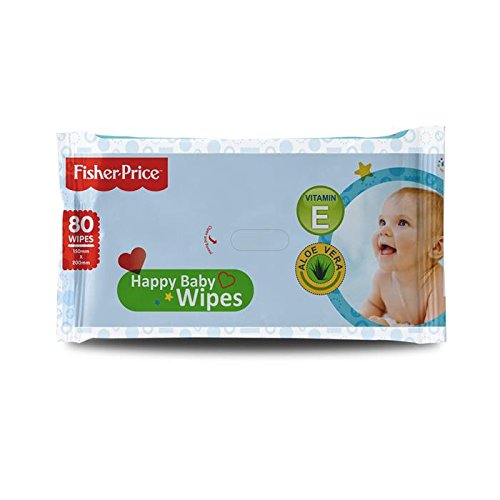 Buy FisherPrice Happy Baby Wipes 80 Online at Low Prices in India