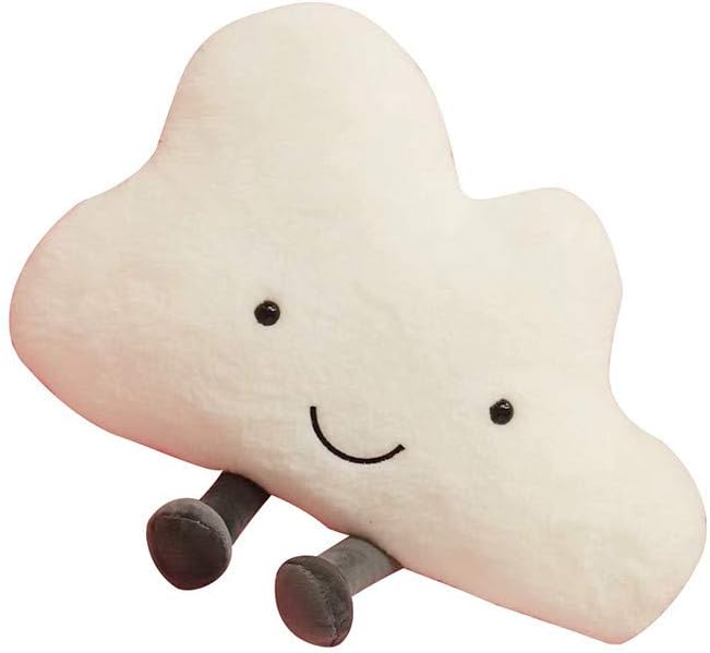 Crylee Extremely Soft Stuffed Cute Adorable Cloud Plush Toy Pillow, Sofa Back Cushion Home Restaurant Decorative Bedroom Pillow Sleep Cushion Travel Pillow Neck Support For Home, Office And Car (30cm)