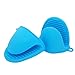 Silicone Heat Resistant Cooking Pinch Mitts, Mini Oven Mitts, Gloves, Cooking Pinch Grips, Pot Holder and potholder for kitchen, byTopshome(Blue)