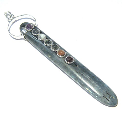 Crystal miracle beautiful kyanite chakra cabochon penda…