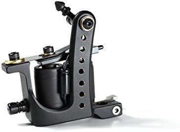 Tattoo Machine India Gizmo Handmade U Frame 12 Wrap Coil Tattoo Machine Shader (Matte Black)