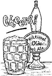 Art Stamps Beer Cheers Stamp