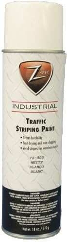 Z-Line TS-500 - Traffic White (1 Case - 12 Cans) 18oz Striping Paint