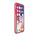 Speck Products Presidio Clear + Glitter Cell Phone Case for iPhone XS/iPhone X - Fireworks Red With Gold Glitter