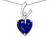 Star K Sterling Silver Heart Shape 8mm Pendant