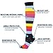 Double Couple 3 Pairs Compression Socks for Women Men 20-30mmhg Knee High Stocking for Sports Running Travel Nurses