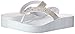 Skechers Cali Women's Vinyassa Sun Ray Flip Flop,White Rhinestones,8 M US