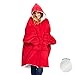 THE COMFY Original | Oversized Microfiber & Sherpa Wearable Blanket, Seen On Shark Tank, One Size Fits All