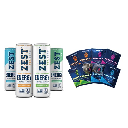 Zest 120150mg High Caffeine Energy Blends Everything Sampler Pack