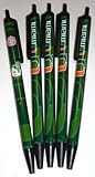 Miami Hurricanes 5 PACK CLICK BALL POINT PENS Great MIAMI FAN Gift NCAA