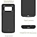 Galaxy S8 Plus Battery Case, Dcase Galaxy S8 Plus 5500mAh Extended Portable Battery Case, Rechargeable Fast Charging Battery Case For Samsung Galaxy S8 Plus (Black)