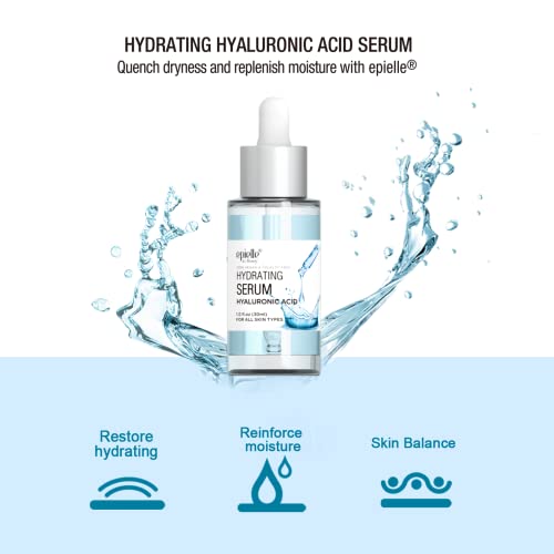 epielle Hydrating Hyaluronic Acid Serum epielle Vitamin C Serum For