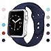 Sport Band for Apple Watch 42mm 38mm, Soft Silicone Sport Strap Replacement Bands for iWatch Apple Watch Series 3, Series 2, Series 1 42mm Midnight Blue Small