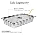 Excellante Full Size 4-Inch Deep Perforated 24 Gauge Steam Pans