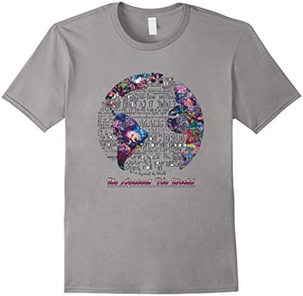 Men's Us Against The World shirt - original Large Slate