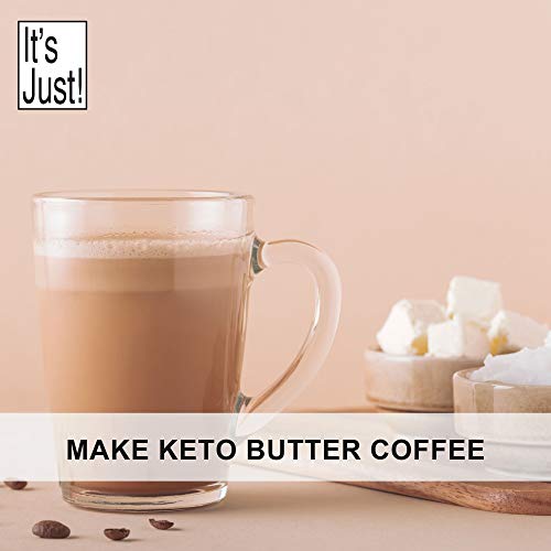It's Just - Organic Butter Powder, Real Butter, Grass-Fed, Non-GMO, Made In USA, Keto Friendly, Energy Boost, Coffee, 8oz - Thumbnail 2