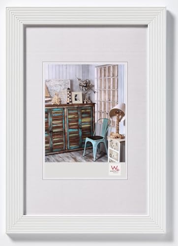 walther design Picture Frame White 10 x 15 cm Grado Wooden Frame HI015W