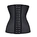 FeelinGirl Women's Latex Underbust Corset Waist Training Trainer Sport Girdle