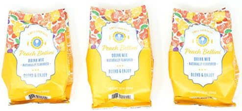 Simple Cocktails 10 Ounce Cocktail Drink Mix - 3 Pack (Peach Bellini)