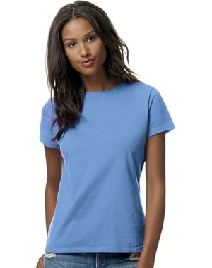 Hanes Women`s Nano-TÂ® T-shirt, 2XL-Carolina Blue
