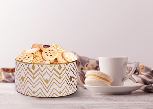 Decorative Canister Set 3 Kitchen Storage Jars, Airtight Bamboo Lids, Porcelain for Tea, Coffee, Sugar, Gift For Women