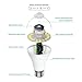 Bomcosy PIR Motion Sensor LED Bulb E26 12W Cool White 6000K Equivalent to 100W Auto on/off for Stairs Garage Corridor Basement Walkway 2 Pack