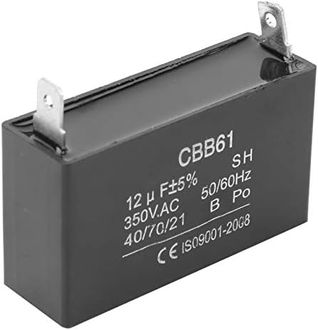 350V Capacitor, Practical Convenient Non‑Slip Universal Compact Capacitor, for Fan Motor Professional Use General Purpose Gasoline Generator Starting: Home Improvement