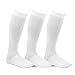 TeeHee Viscose from Bamboo Compression Knee High Socks with Rib 3-Pair (Medium 9-11, White)