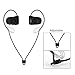 Jabees BSport Bluetooth V4.1 Sweatproof Waterproof Sports Stereo Headphones with NFC ATPX for Running Jogging And Earhook - Black