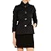 E.JAN1ST Women's Diamond Quilted Jacket Stand Collar Button End with Pocket Coat, Black, TagsizeXXXXL=USsize10