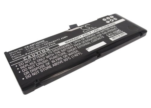 Replacement Battery for Apple MacBook Pro 15" Part NO 020-7134-01 661-5844 A1382