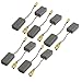 uxcell 10 Pairs 15 x 8 x 5mm Carbon Brushes for Angle Grinder