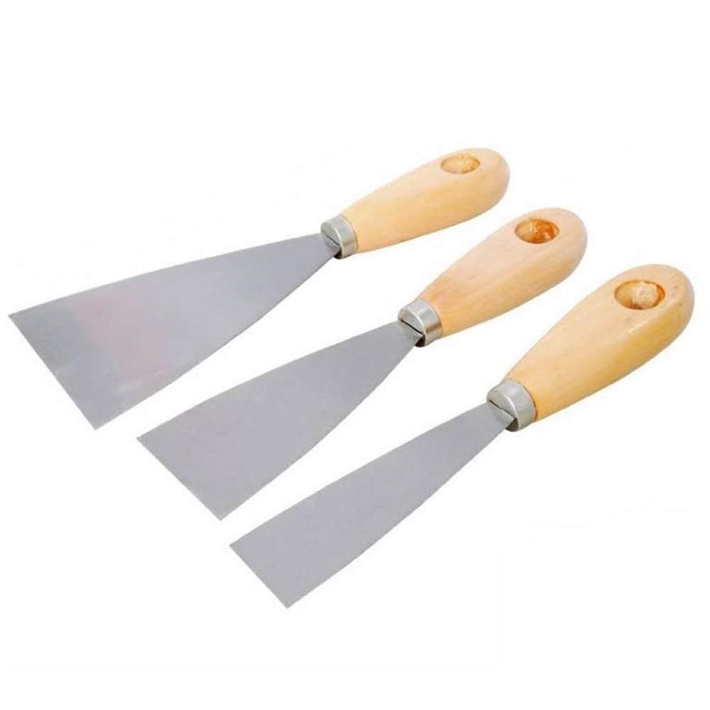 3pc Decorators Filling Knife Wallpaper Paint Scraper Remover Set Kit Decorating